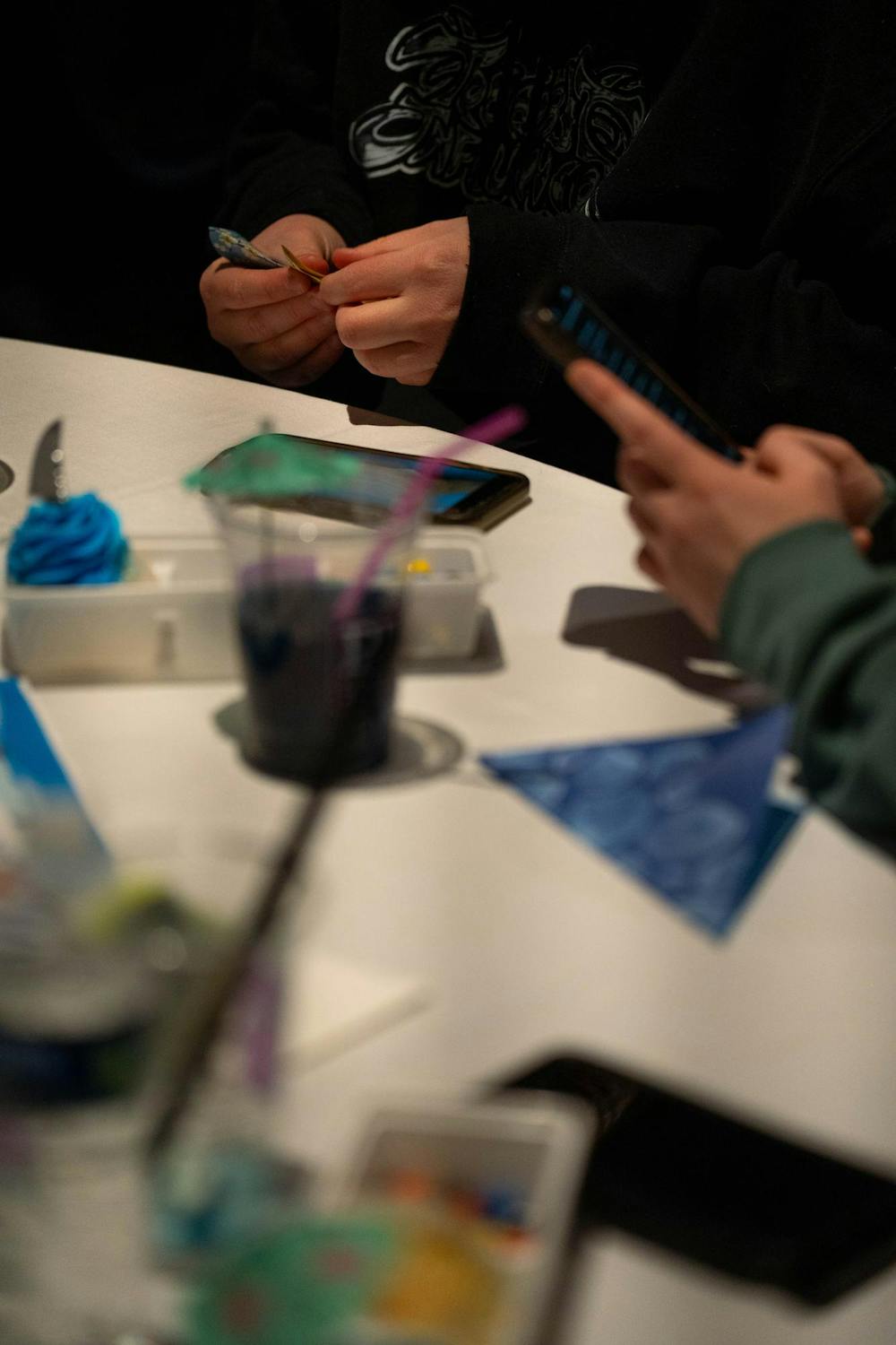 <p>A table at the UAB Jaws Origami event at the MSU Union in East Lansing, on Jan. 31st, 2026</p>