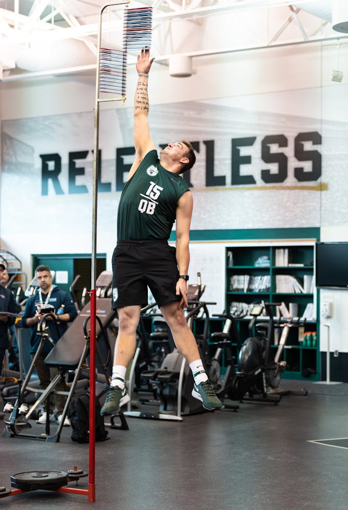 Michigan State football Pro Day March 16, 2022 The State News