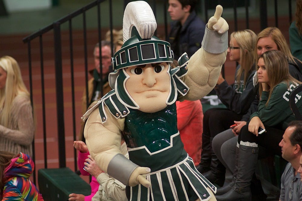 <p>In 2013, a crowdfunding campaign named ‘<a href="http://givingto.msu.edu/crowdpower/sparty-makeover.cfm">Extreme Makeover: Sparty Edition</a>’ was held, attempting to raise $15,000 to improve Sparty’s armor. The fundraising goal was met, and the new Sparty <a href="http://detroit.cbslocal.com/2014/08/29/see-spartys-new-look-at-msu-vs-jacksonville-state-game/">debuted</a>  on Oct 22, 2014. The improved costume changes the ‘S’ on the shoulder  pads to the spartan helmet logo and features MSU’s current dark-green  color scheme.</p><p>Today,  Sparty continues to perform at MSU events, cheering on sports teams,  students and staff alike, and his popularity is enduring.</p>