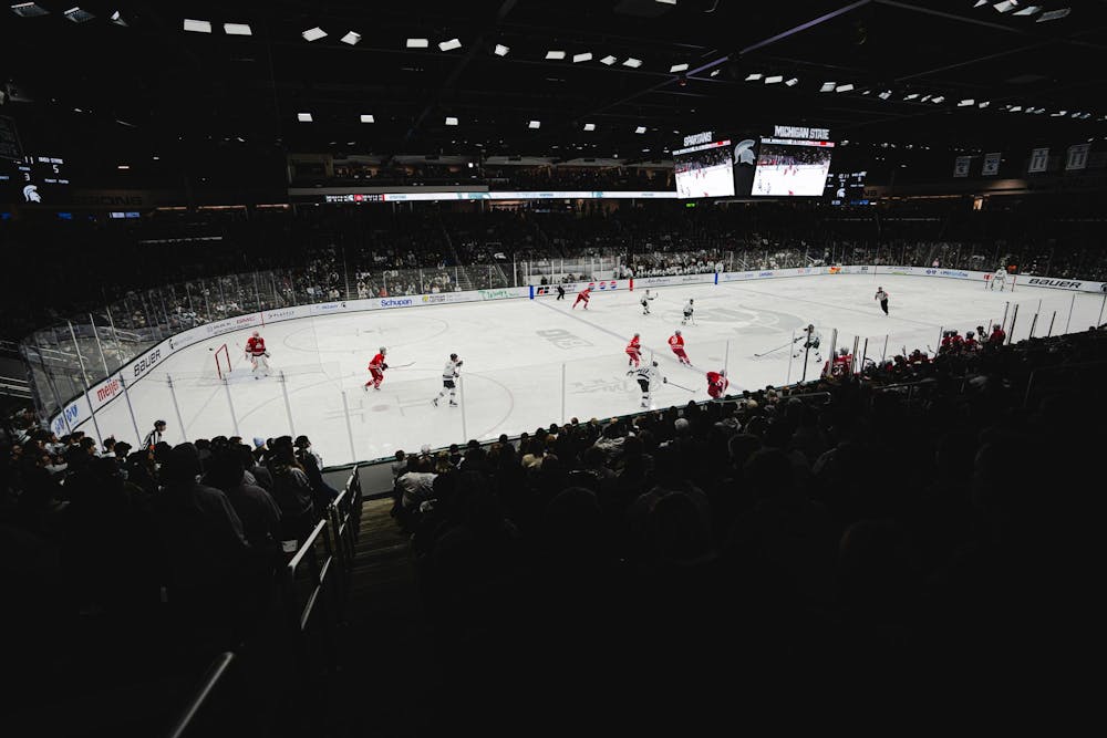<p>MSU men's hockey plays Ohio State at the Munn Ice Arena in East Lansing, MI, on Feb. 27, 2026.</p>