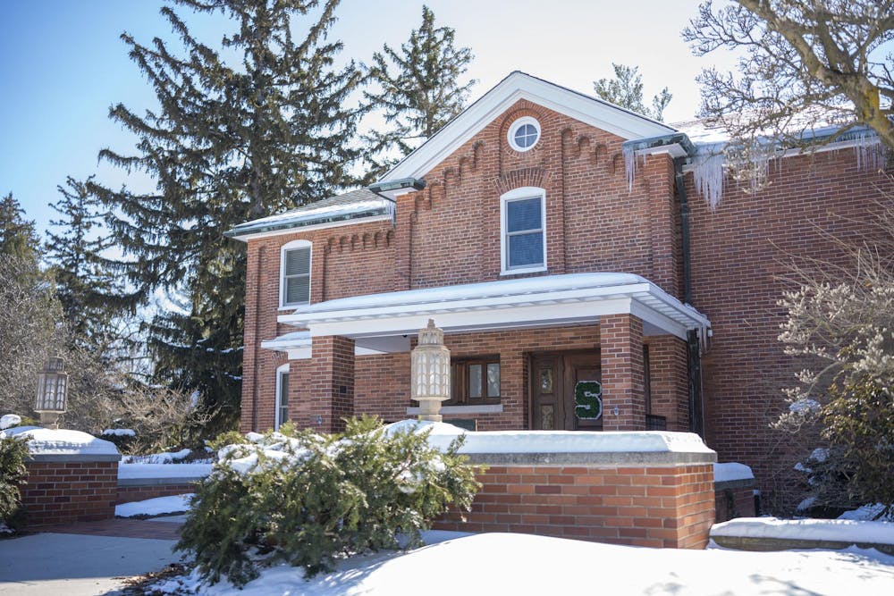 <p>The Alice B. Cowles House on Feb. 21, 2025. The oldest-standing building on campus, it was constructed in 1857 to serve as a residency for administrators and faculty. The building was originally called Faculty Row No. 7 before president John A. Hannah changed its name to honor the project benefactor's mother in 1949.</p>