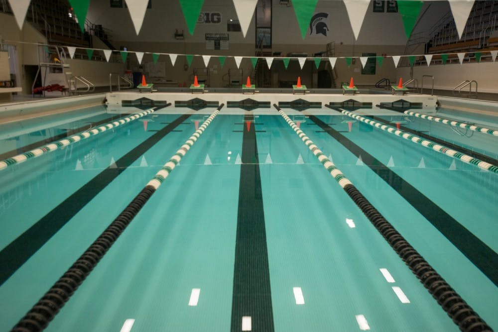 <p>A view of the indoor pool on Oct. 25, 2015 at IM Sports-West. Despite constant use by students, significant renovations have not been made to these facilities since 2005.</p>