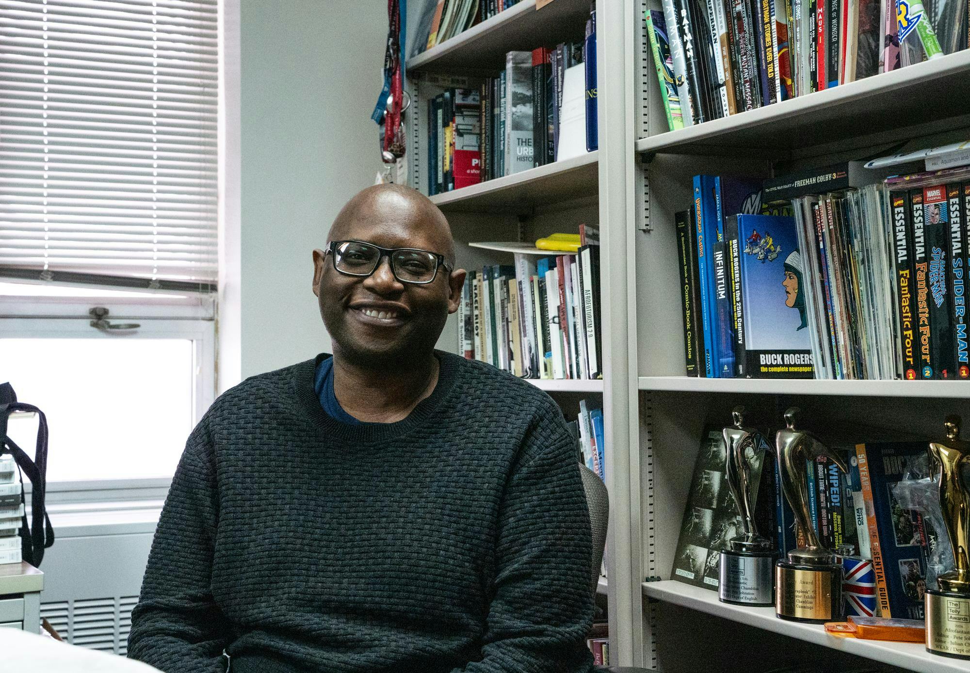 <p>Portrait of Michigan State professor Julian Chambliss at Wells Hall on Feb. 26, 2025</p>