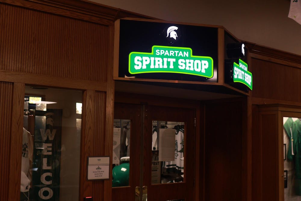 <p>MSU Spartan Spirit Shop captured on Oct. 29, 2025.</p>