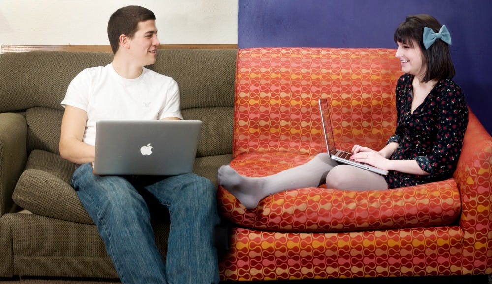 In recent years, more students are using internet and computers to maintain long-distance relationships. Photo illustration by Justin Wan/The State News