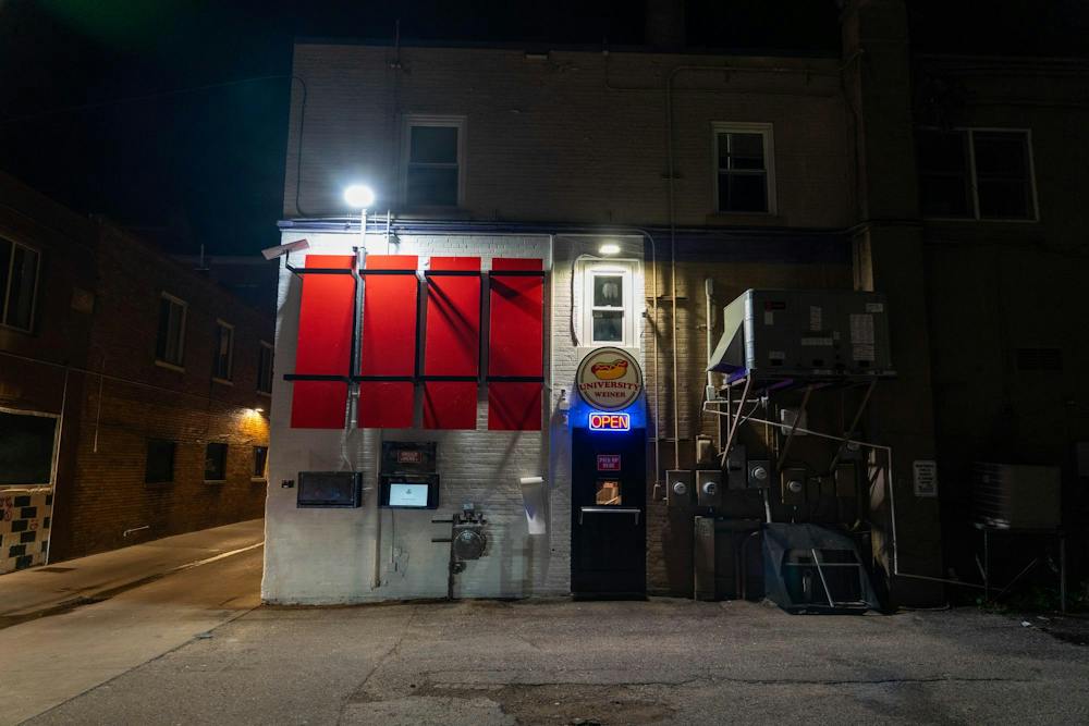 <p>University Weiner's new location on M.A.C. Ave in East Lansing, Mich., on Sept. 8 2026.</p>