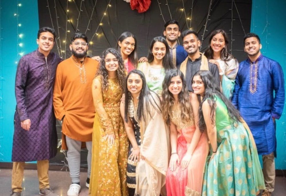 <p>The 2019-2020 Coalition of Indian Undergraduate Students poses for a picture. Photo courtesy of Amulya Jain.</p>