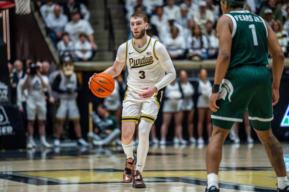 Michigan State vs. Purdue University at Mackey Arena in West Lafayette, Indiana on Thursday, Feb. 26, 2026. 
