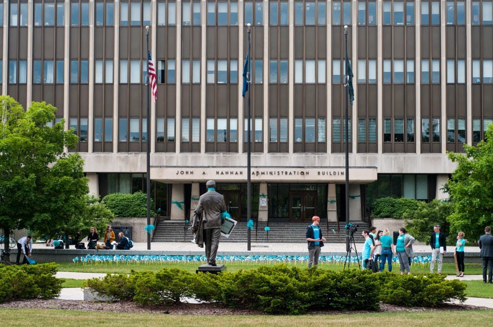 The Hannah Administration Building on June 22, 2018.