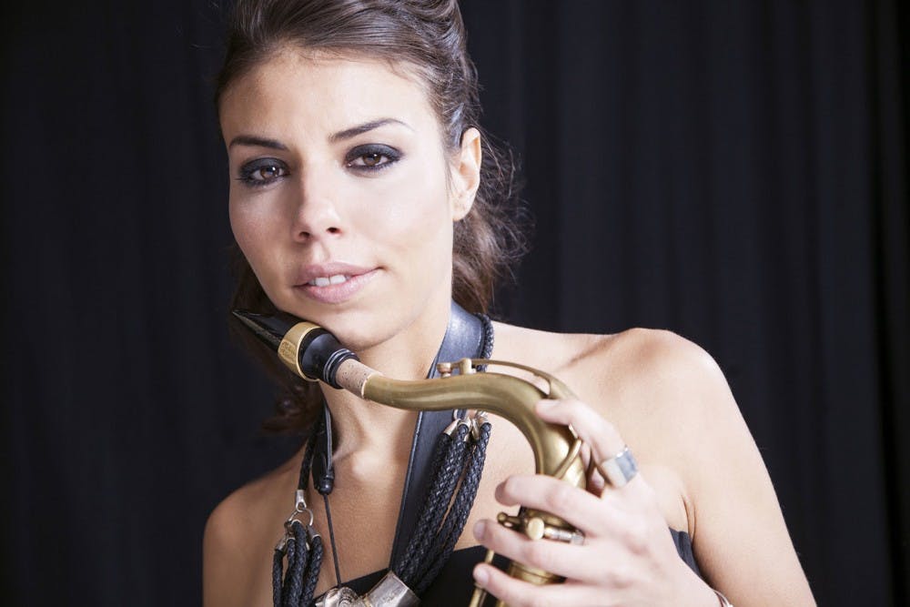 <p>Chilean-born saxophonist Melissa Aldana will visit MSU Sept. 30 to Oct. 6 as part of a weeklong residency with MSU's College of Music Jazz Studies program. <strong>Photo courtesy of Melissa Aldana.</strong></p>