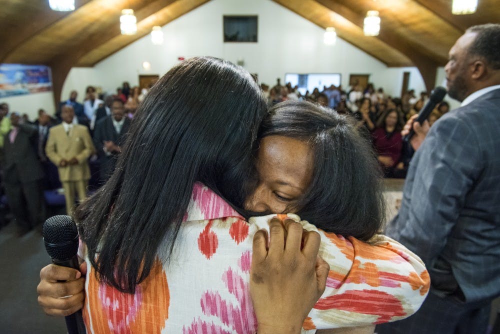 Brittany embraces First Lady Dorothy Duncan