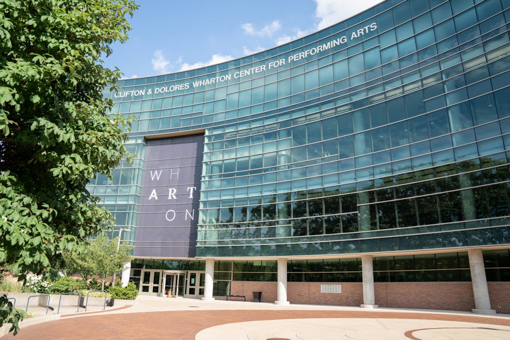 <p>The Wharton Performing Arts Center on Michigan State&#x27;s campus welcomes Broadway produced shows every semester. From Hadestown to Hamilton and Frozen, there is always something spectacular to go see on campus. Photographed on July 19, 2022.</p>