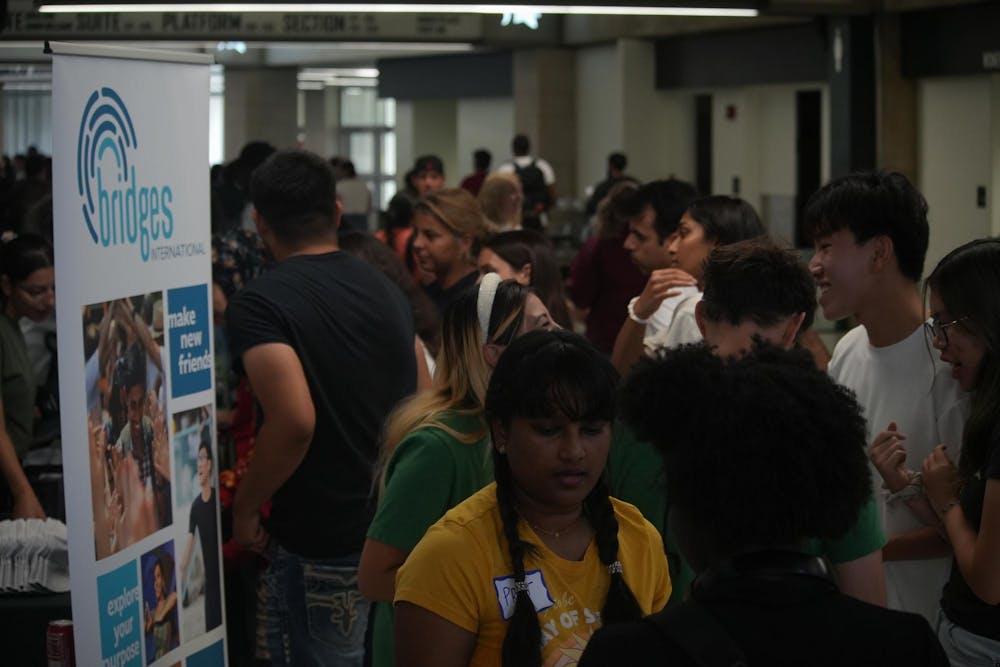 <p>Michigan State University students swarm the Breslin Center to meet student organizations at Spartan Remix on Sept. 5th, 2024. Spartan Remix is a student event for multicultural student organizations that helps get their name out to new and prospective students.</p>