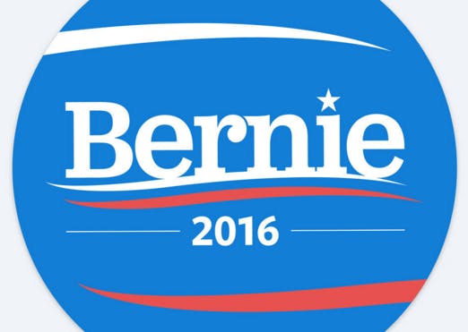 <p>The Bernie Sanders campaign logo.&nbsp;</p>