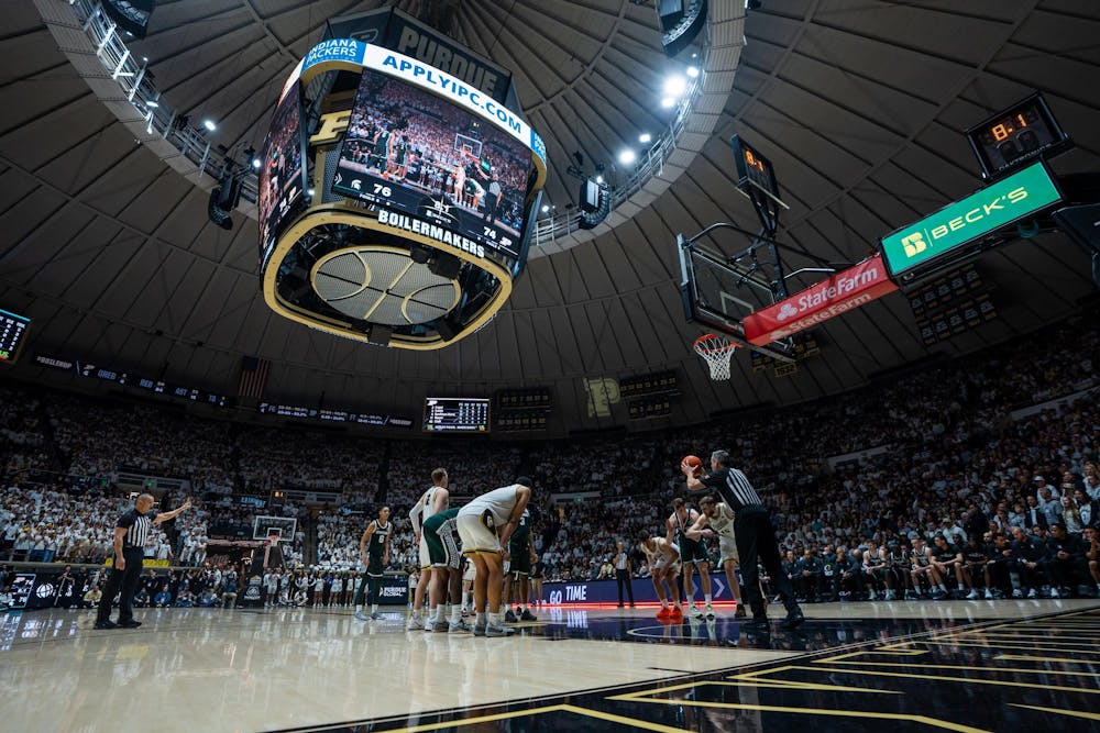 Michigan State vs. Purdue University at Mackey Arena in West Lafayette, Indiana on Thursday, Feb. 26, 2026. MSU won 76-74.