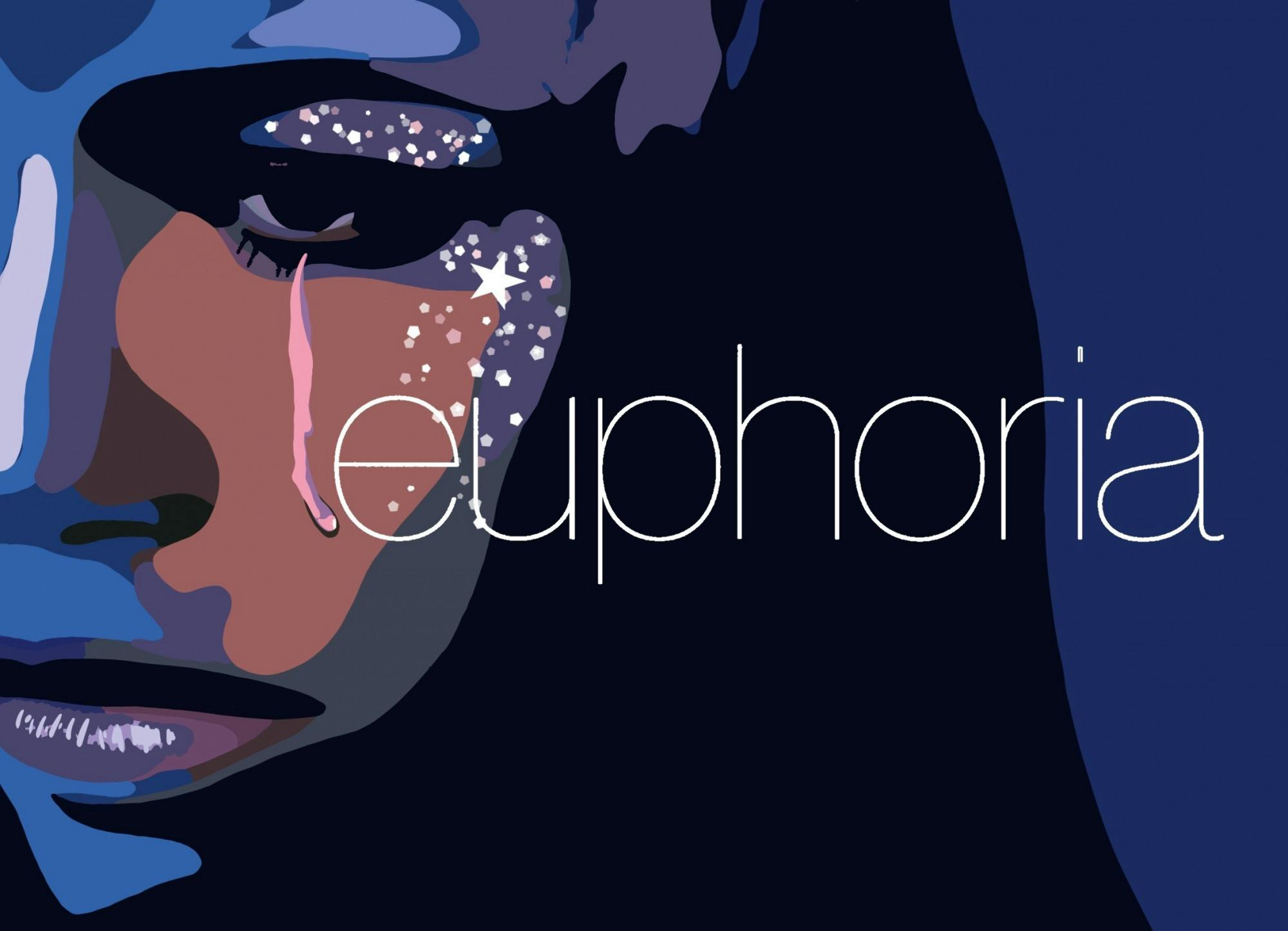 <p>Illustration of &quot;Euphoria&quot; poster. Students share their thoughts on what has been a crazy season for Euphoria.</p>