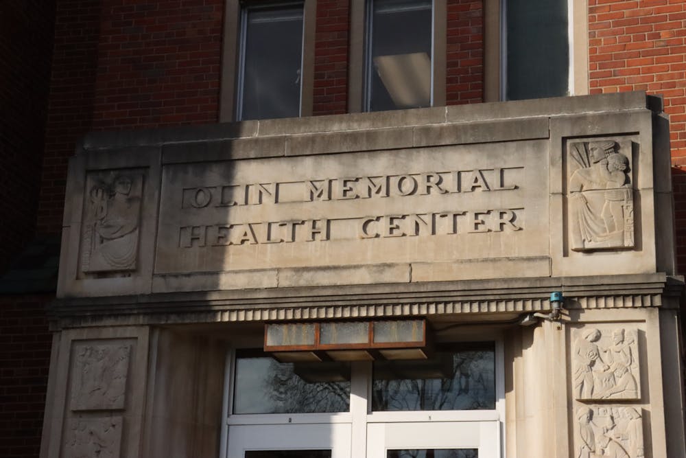 <p>Olin Health Center served as a speaking ground for the MSU Graduate Student Employee Union on Thursday, March 21. </p>