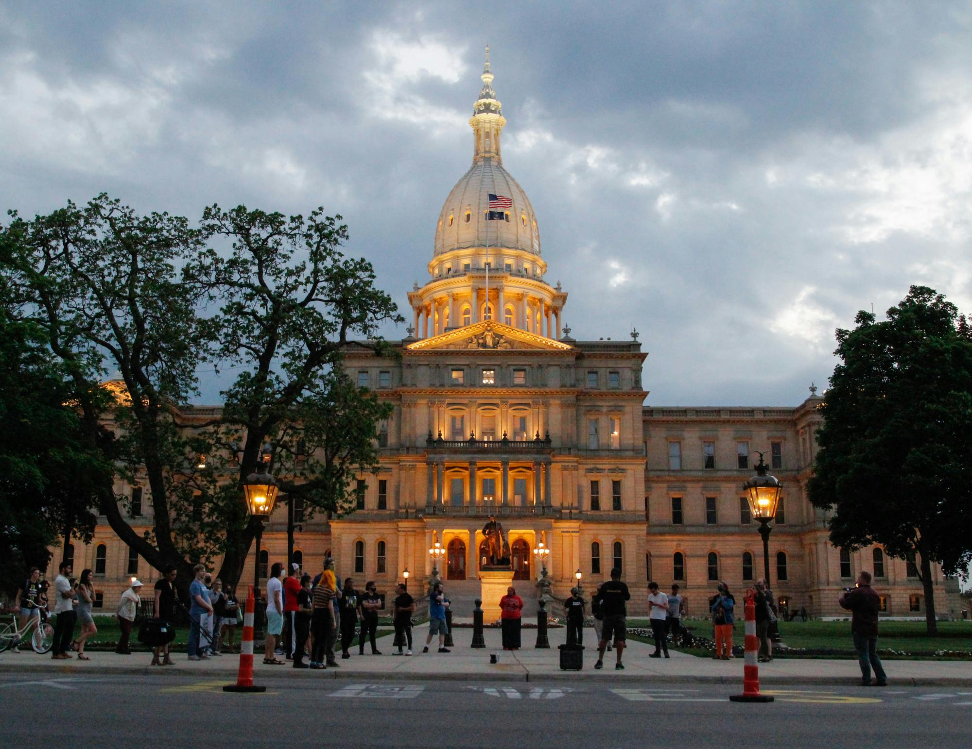 <p>Lansing&#x27;s Black Lives Matter chapter gathered at the Michigan capitol in memory of George Floyd on the anniversary of his death. They acknowledged the progress that has been made, but emphasized the need for more. &quot;We&#x27;ve got to organize, we&#x27;ve got to be united,&quot; said Michael Lynn Jr., Lansing activist and former first responder. </p>