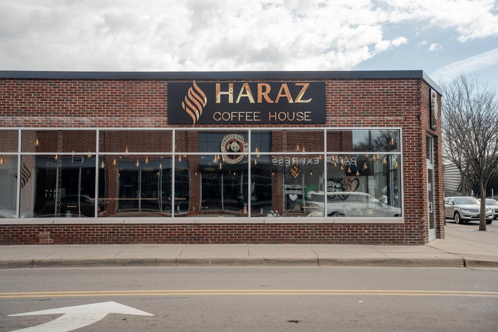 Haraz Coffee gets ready for a steady flow of customers at their new Grand River location on March 16, 2024.