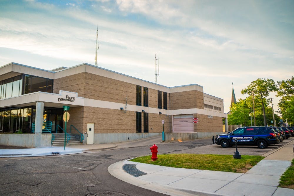 The East Lansing Police Department is pictured on July 6th, 2017.