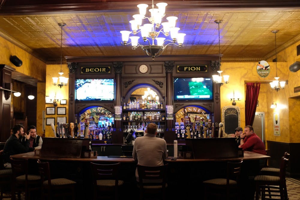 <p>The inside of Dublin Square is pictured in East Lansing on March 11, 2019. </p>