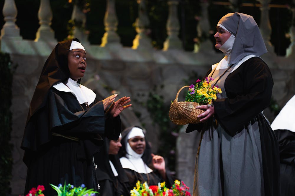 Performers present ‘Puccini and Rossini: Operas of Consequence and Comedy’ at the Fairchild Theatre in East Lansing, Michigan, on March 25, 2026