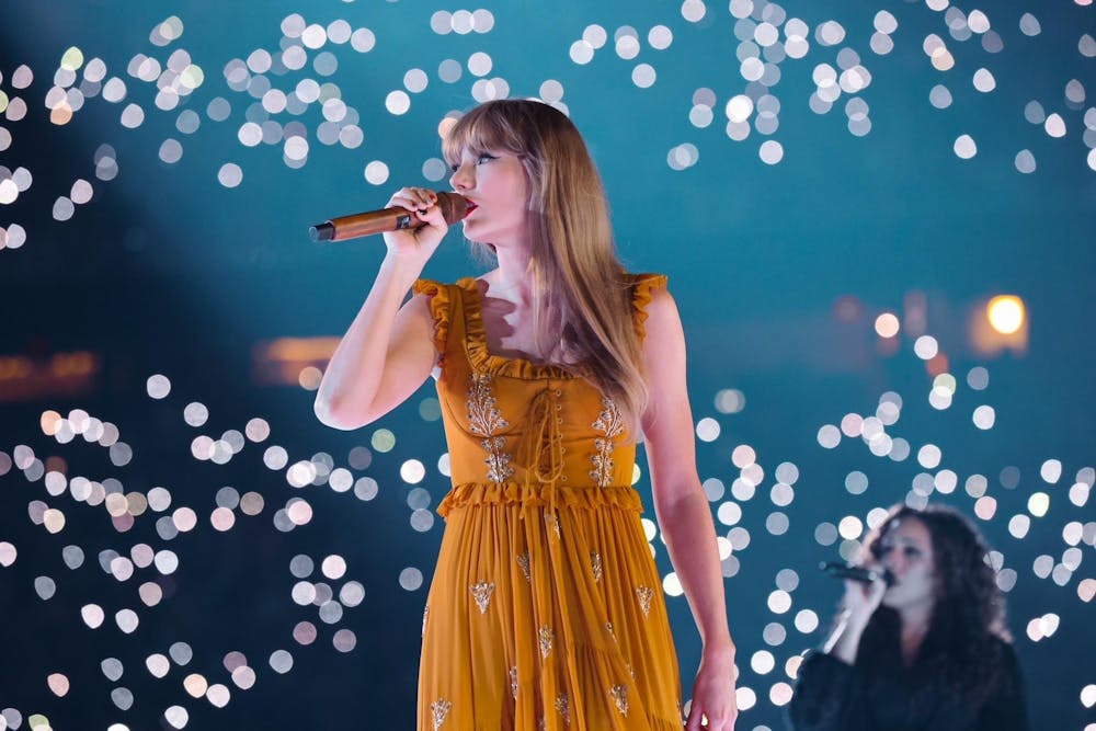 Taylor Swift performs at Ford Field in Detroit on June 10, 2023. Photo courtesy of TAS Rights Management.