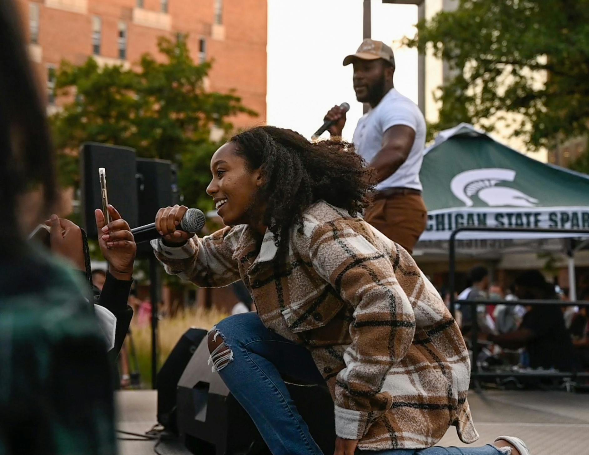 <p>In-between performances, the Spartan Remix planning committee conducted games and even held a lip sync battle to Chance the Rapper&#x27;s &quot;No Problem&quot; on Sept. 9, 2021. </p>