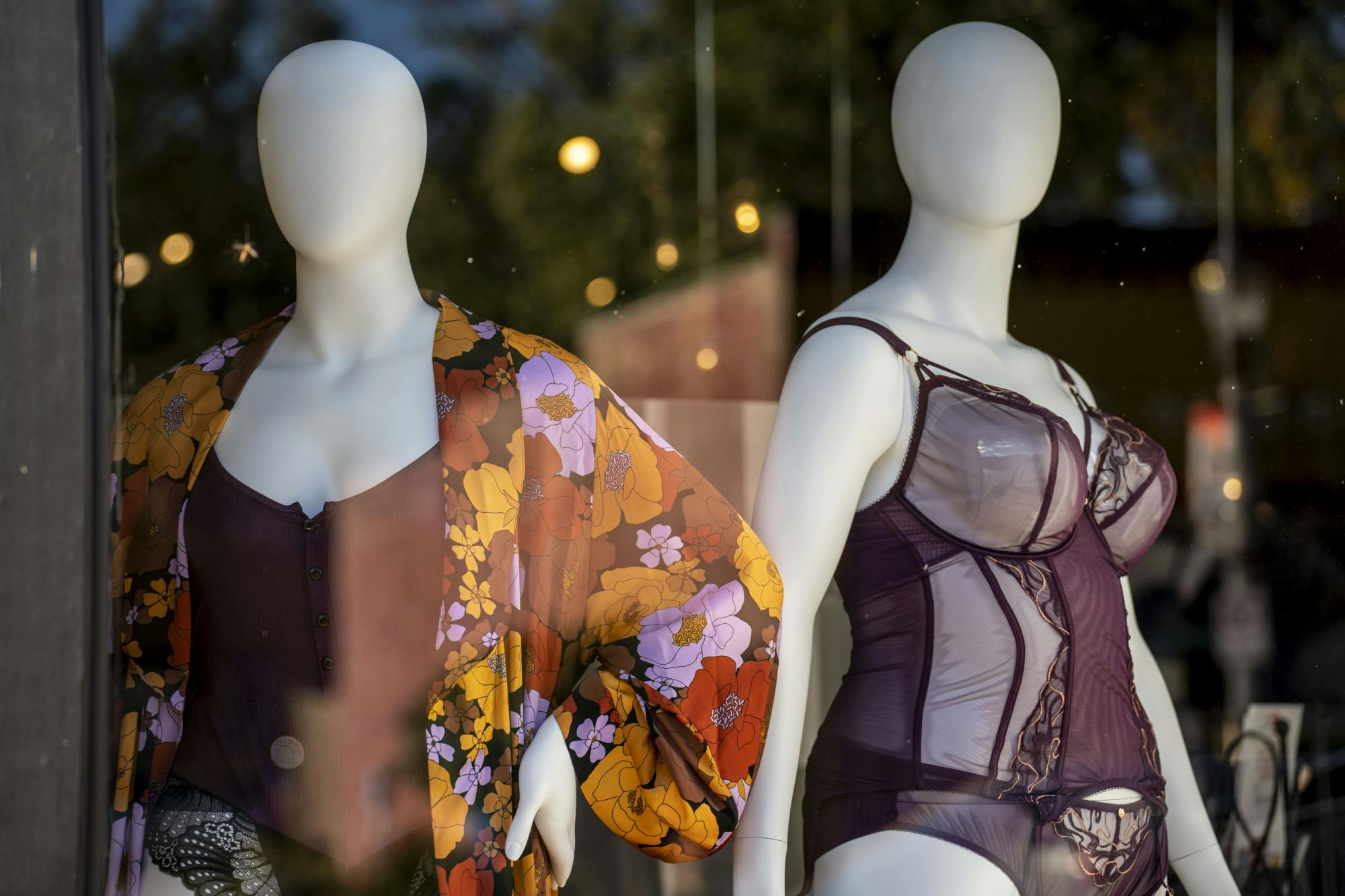 Items are displayed inside the store Curvaceous Lingerie located in Old Town on Sept. 22, 2022. The store offers intimates in an inclusive and broad range of sizes.