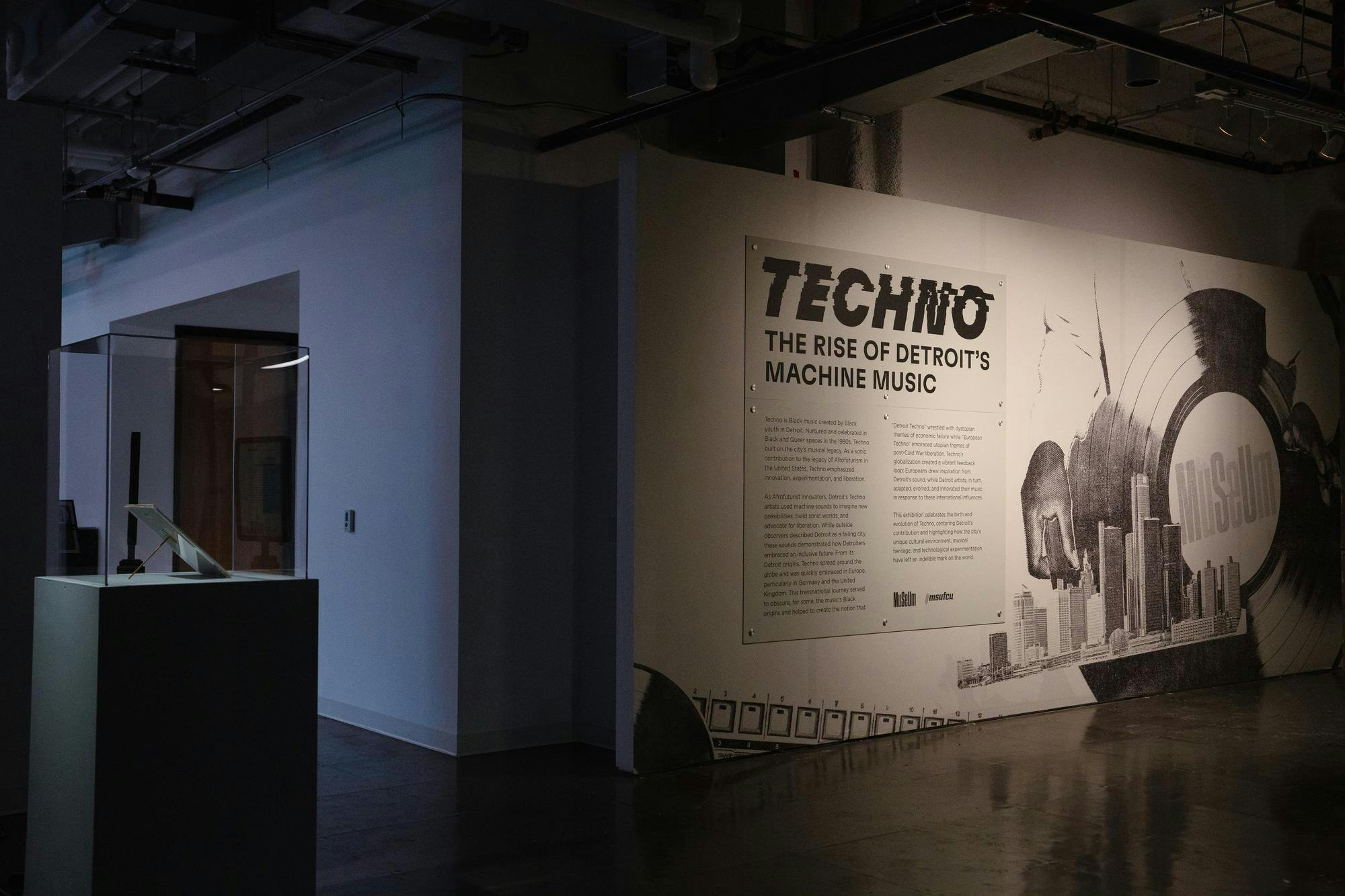 <p>The MSU Museum newest exhibit ‘Techno: The Rise of Detroit’s Machine Music,’ is open from Feb. 4-April. 30 at 311 Abbot on the sixth floor. The exhibit features various audio and video elements as well as objects that symbolize the history of the origins of Techno in Detroit.</p>