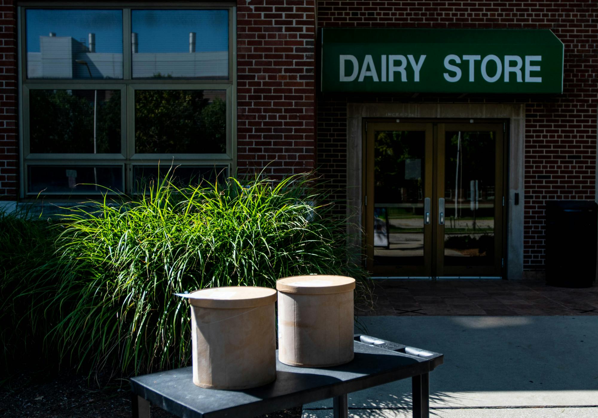 The MSU Dairy Store on its last day of walk-up operation on Sept. 11, 2020.