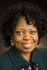 	<p>Denise Maybank, interim vice-president for student affairs, poses in the studio on Wednesday December 8, 2010.</p>