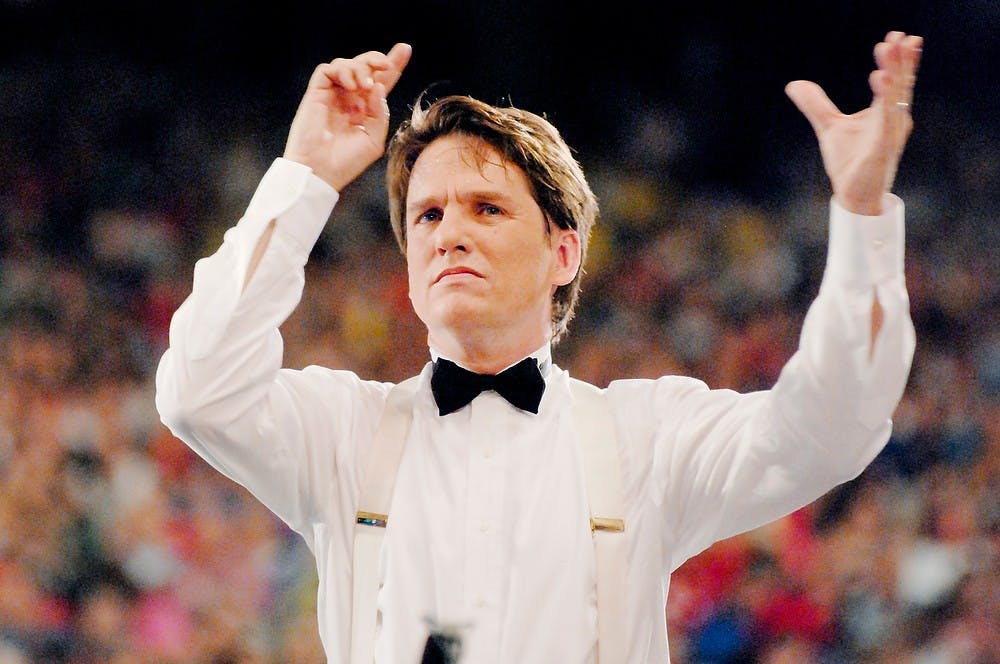 	<p><span class="caps">BBC</span> Orchestra conductor Keith Lockhart is headed to Wharton. <em>Photo courtesy of Wharton Center.</em></p>