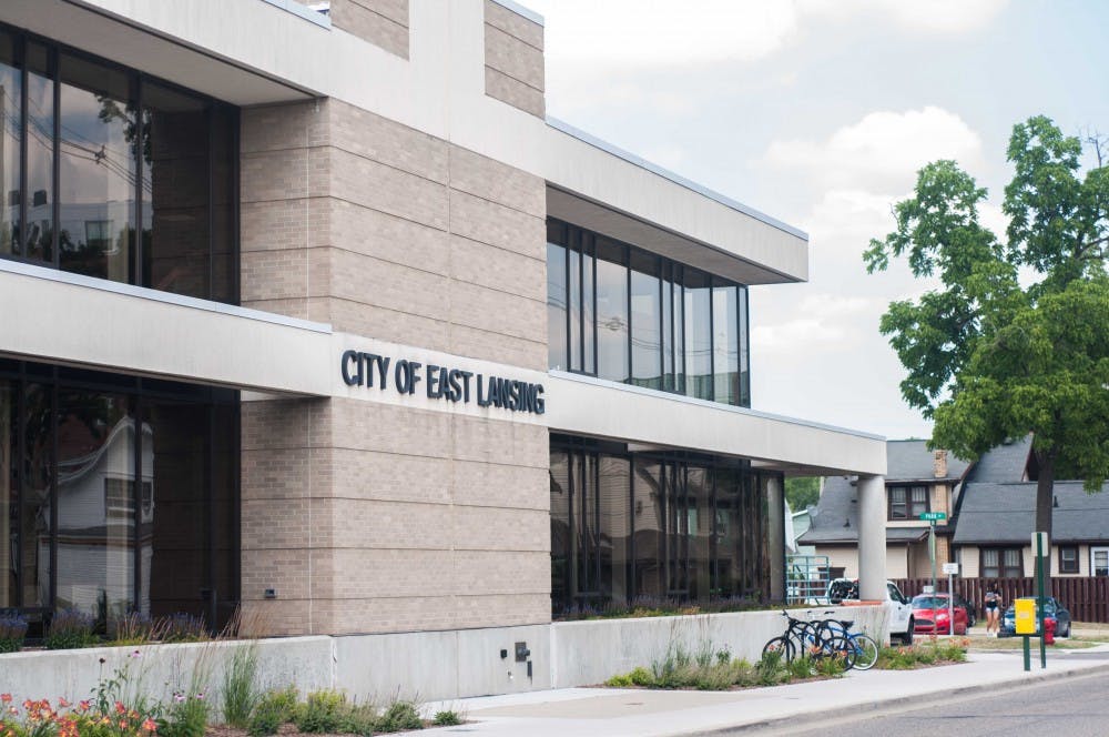 <p>East Lansing City Hall on July 3, 2018.</p>
