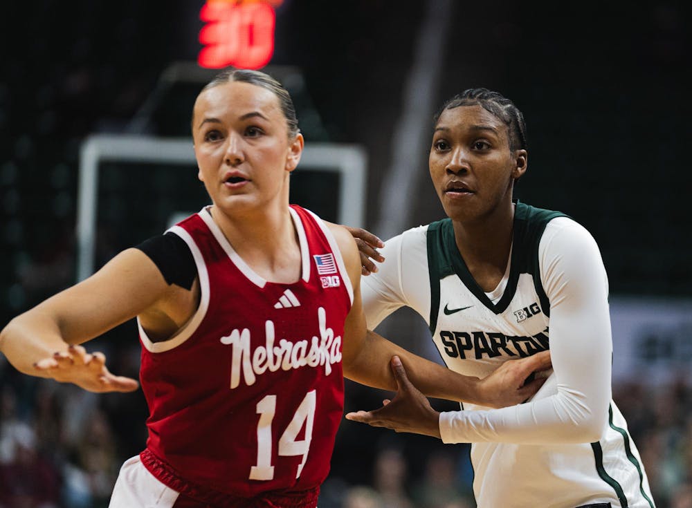 <p>Nebraska junior guard Rashunda Jones (1) attempts to be open for her teammates at the Breslin Center in East Lansing, MI, on Jan. 15, 2026.</p>