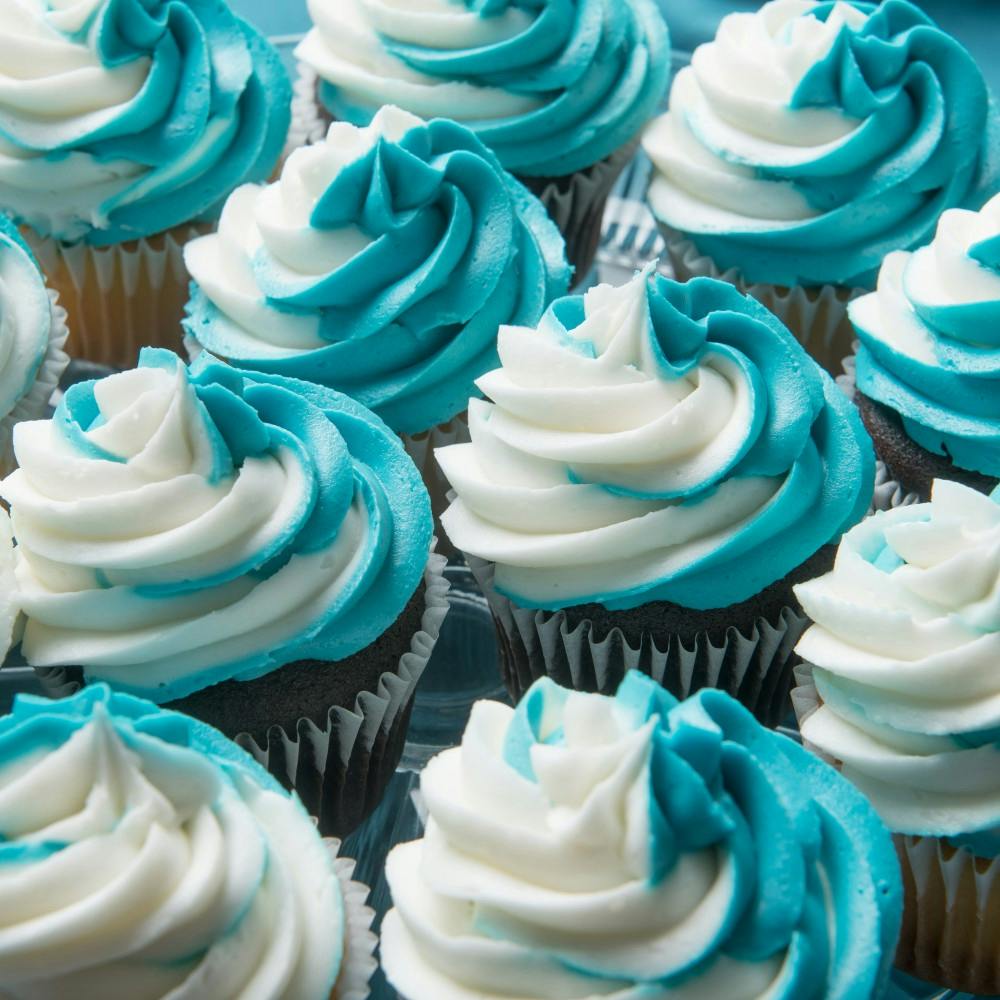 msu-bakers-saam-initiative-teal-swirl-cupcakes
