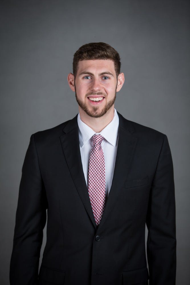 <p>Ben Carter, graduate transfer and forward on the MSU men's basketball. Photo courtesy of MSU Athletic Communications.</p>