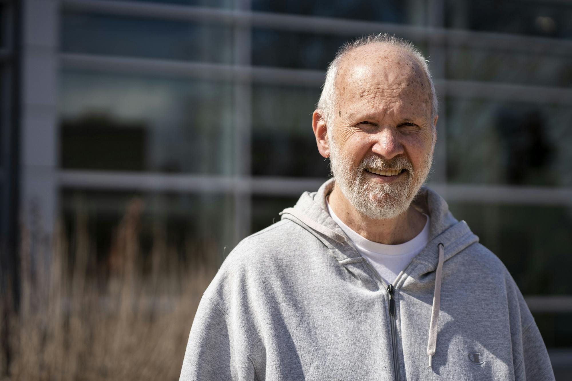 <p>Steve Aikin at the Brody Square on March 17, 2022. Aikin worked for the MSU Bakers at Brody Square during his time at MSU.</p>