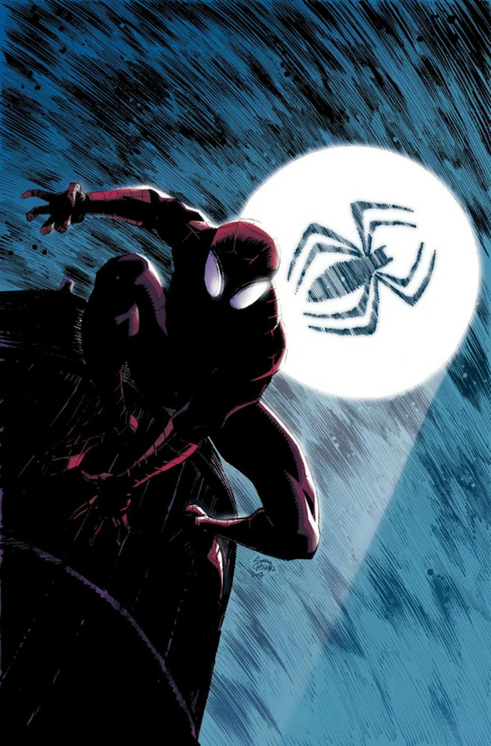 	<p><span class="caps">MSU</span> alumnus Ryan Stegman is illustrating a new Spider-man series featuring a reformed villain determined to do good. Illustration courtesy of Ryan Stegman.</p>