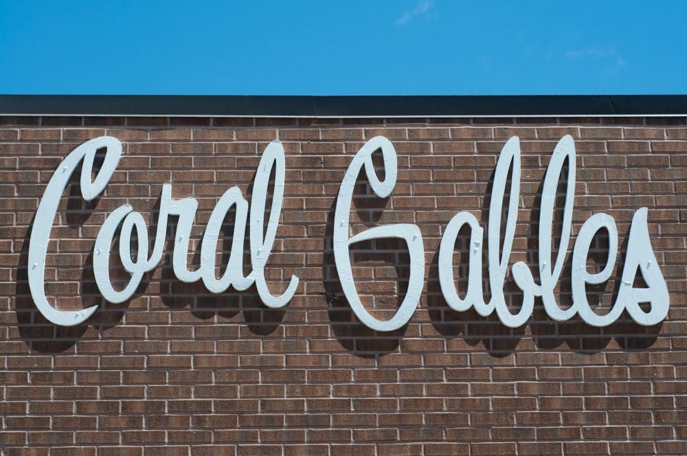 The sign outside of Coral Gables on June 8, 2016 in East Lansing Mich. Coral Gables is the oldest restaurant in East Lansing. 