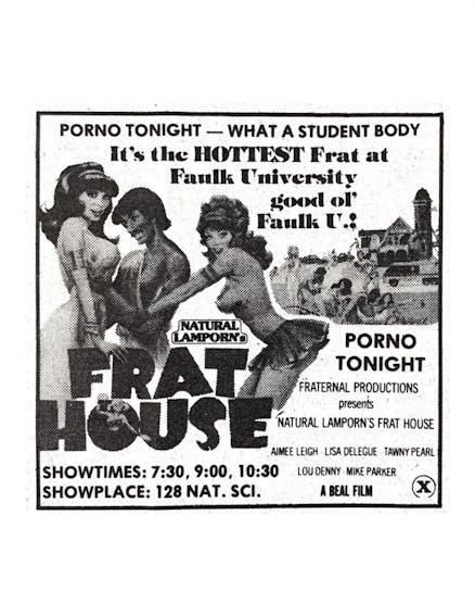 1970s Comedy Porn - MSU in the 80s: X-rated films in Wells Hall, porn shot on ...