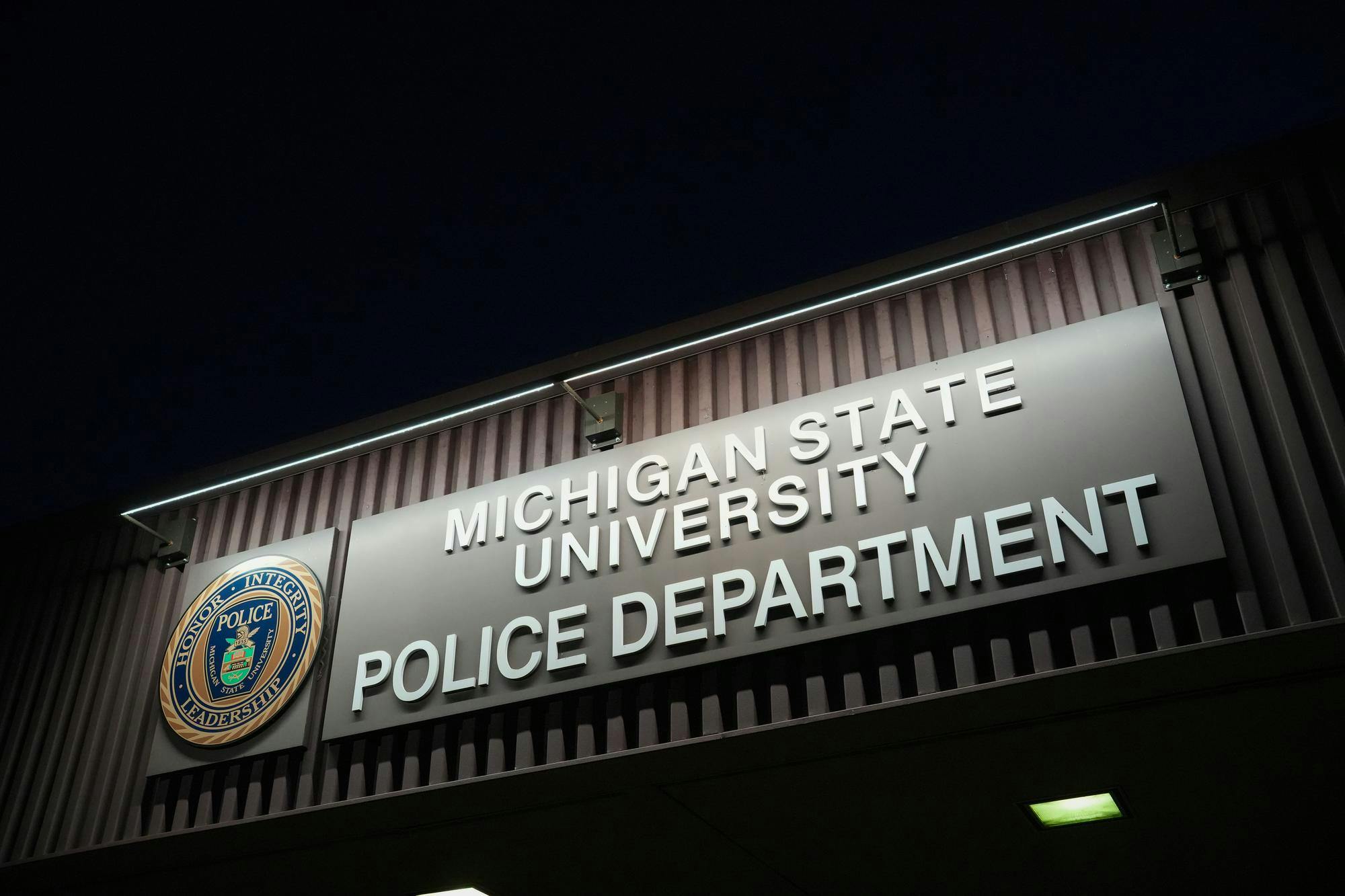 <p>Michigan State University Police Department in East Lansing, Michigan on Nov. 11, 2024.</p>
