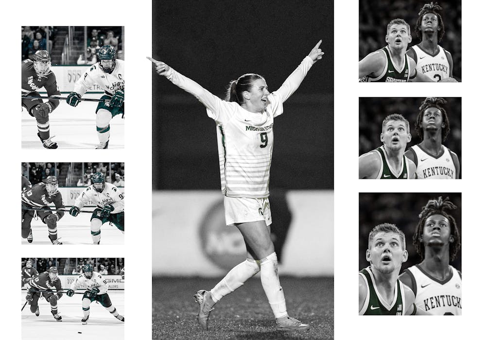 Photo illustration by Tate Rudisill. Photo (left) by Ari Saperstein. Photo (middle) by Cooper Schwartz. Photo (right) by Gavin Hutchings.