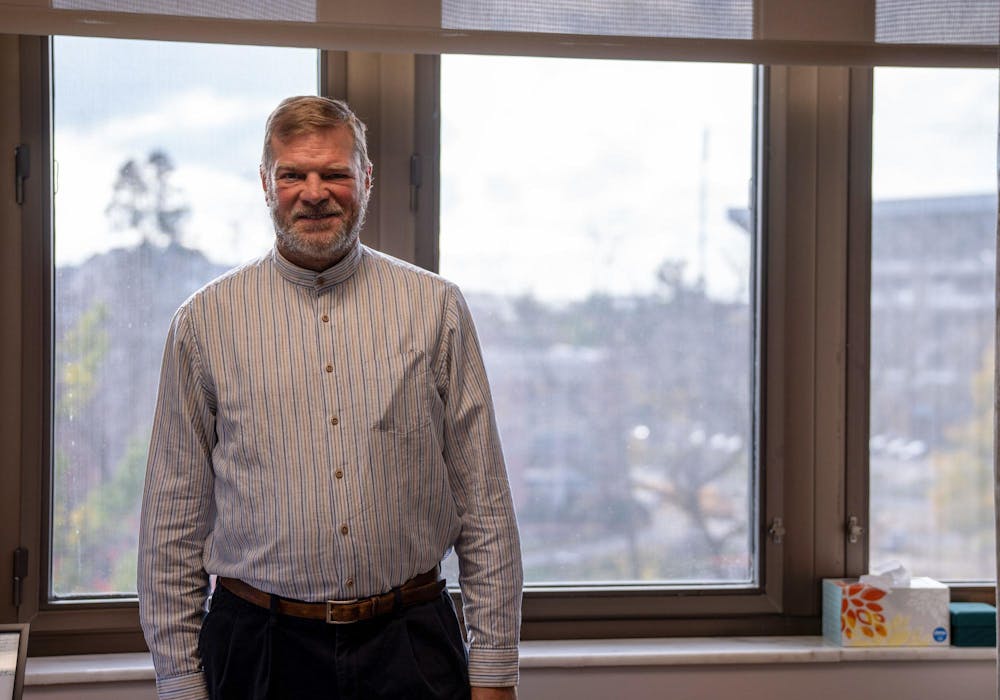 <p>Interim Provost Thomas Jeitschko in his office on Nov. 6, 2024.</p>