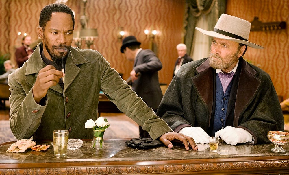 	<p>Jamie Foxx (left) and Franco Nero (right) star in &#8220;Django Unchained,&#8221; the movie looking to score respect in this year&#8217;s award season. </p>