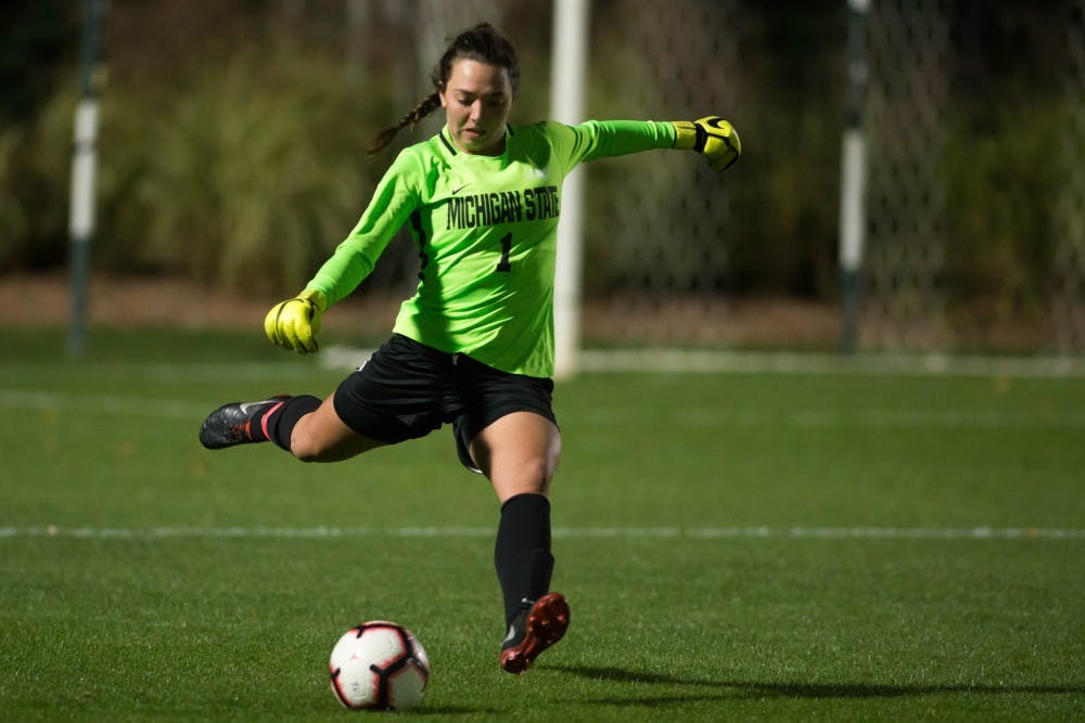michigan state women s soccer senior day spoiled by rutgers in