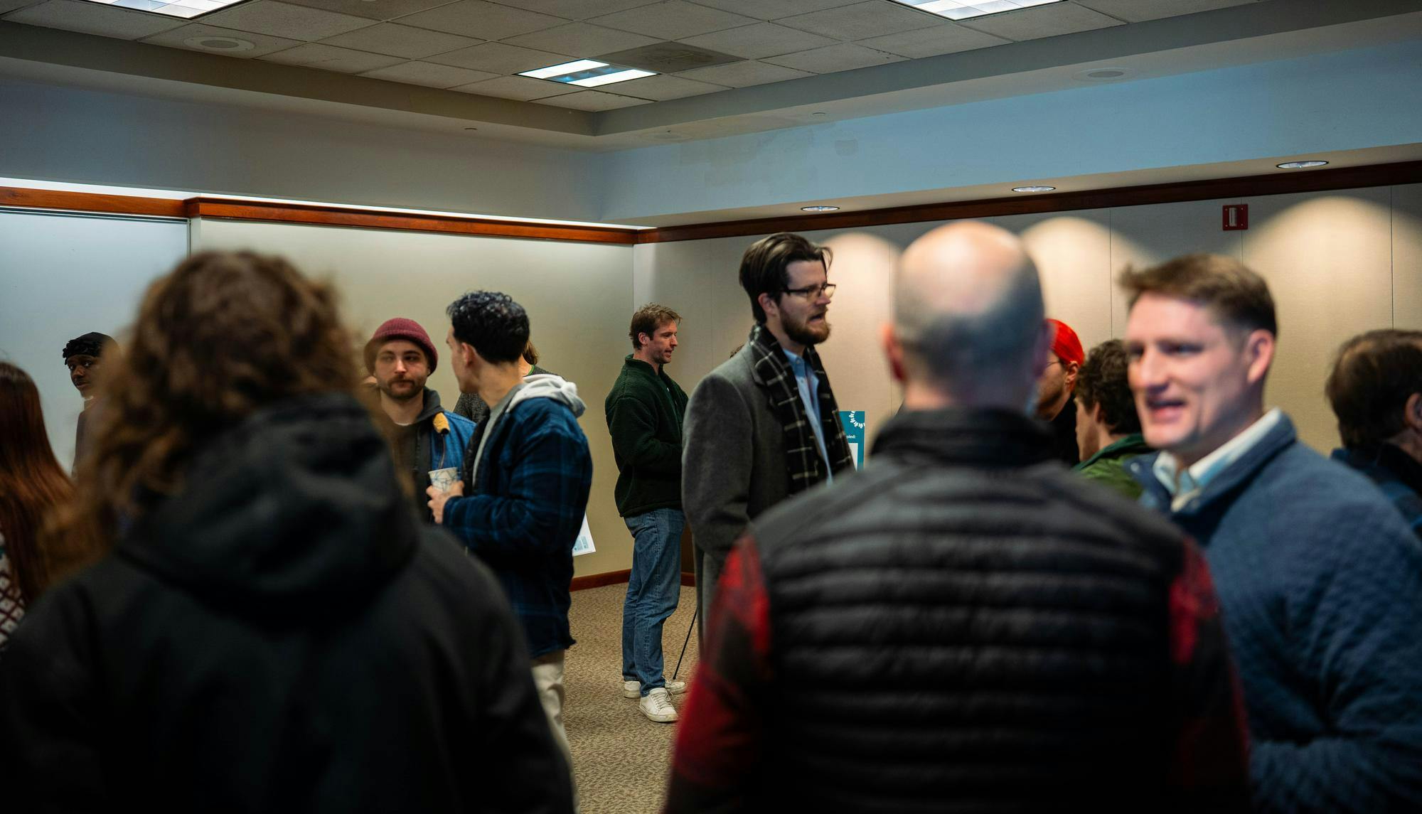 <p>The proposed data center meeting at the Lansing Center in Lansing, Michigan on Saturday, Jan. 24, 2026. </p>