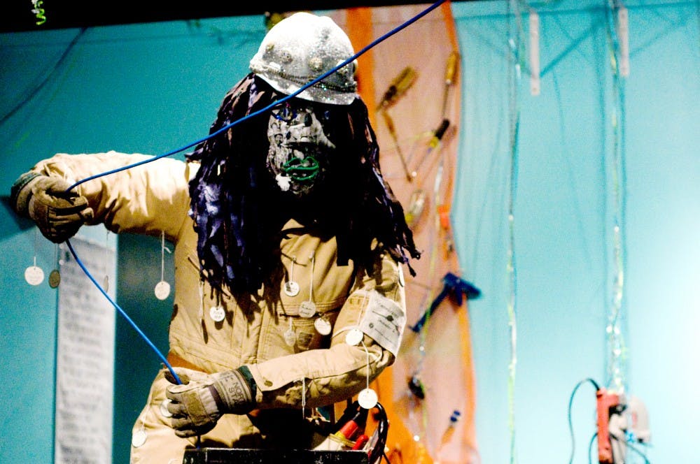 A new exhibit at the MSU Museum takes a look at tradeswomen?s 30-year struggle for access and equality in the construction industry. The "On Equal Terms" exhibit which opened on Sunday February 5th is free to the public. Aaron Snyder/The State News  