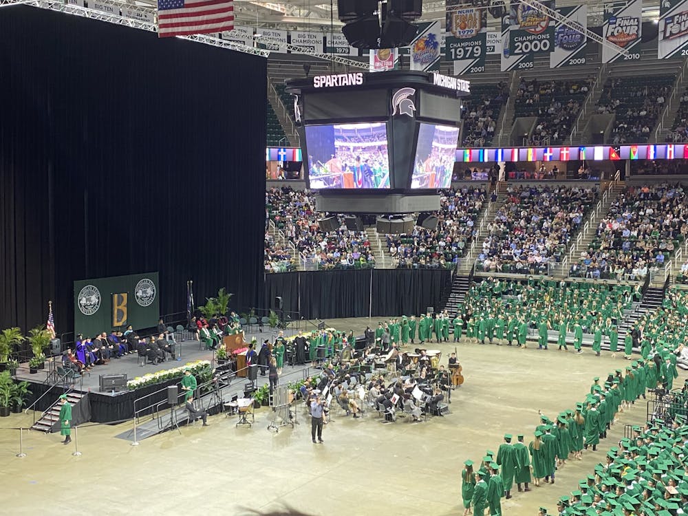 Eli Broad College of Business spring 2022 commencement was held Saturday, May 7 at the Breslin Center.  
