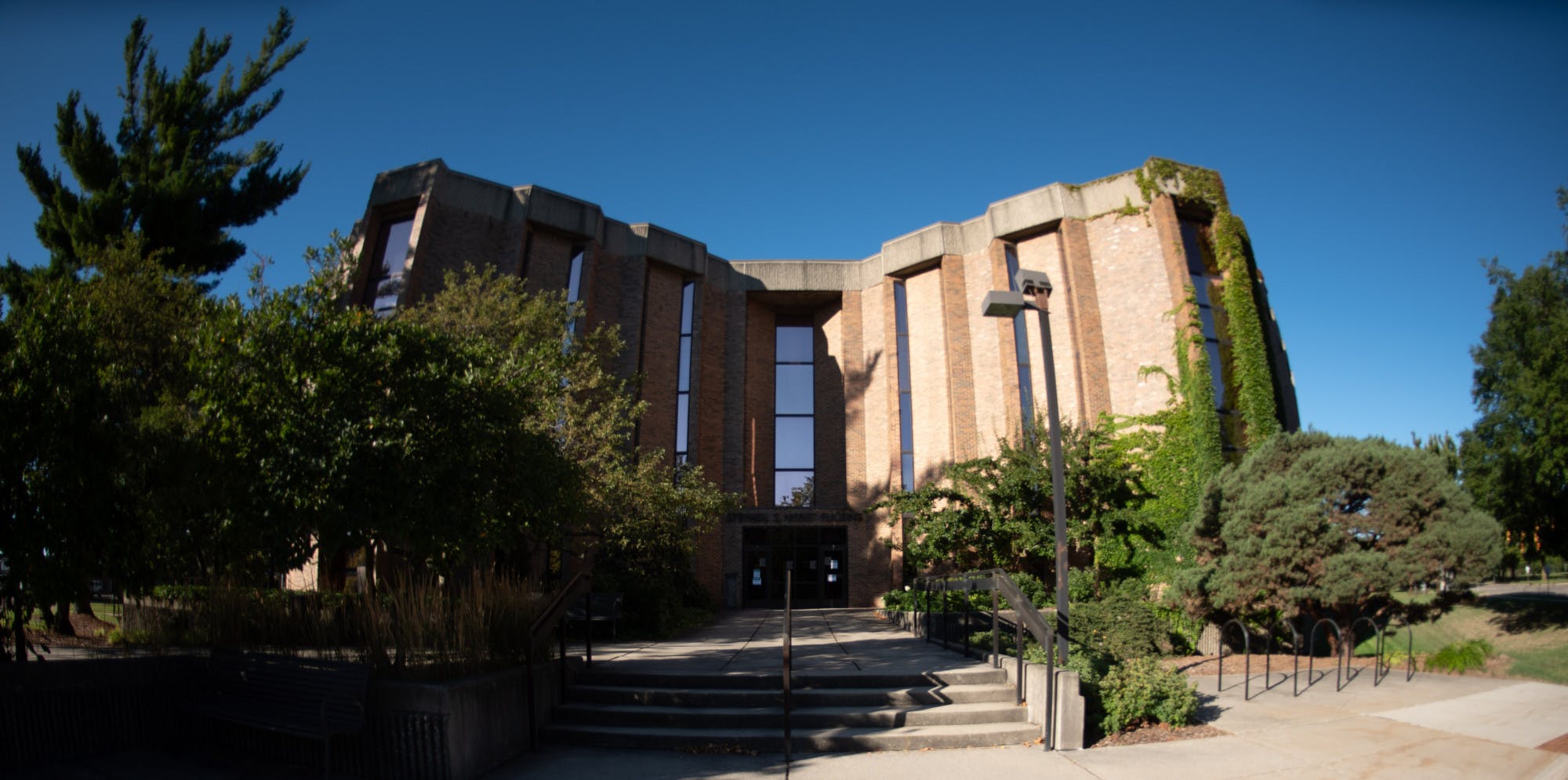 Michigan State University's Nisbet Human Resources Building on Friday, September 4, 2020.